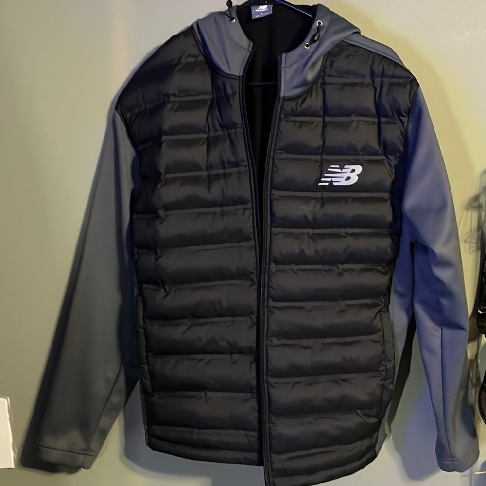 New balance zip up coat large